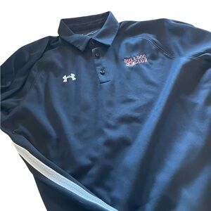 Under Armour Men's bkack Polo with White Accents size 2XL